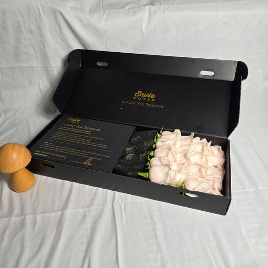 24 Pink Roses in Signature Box