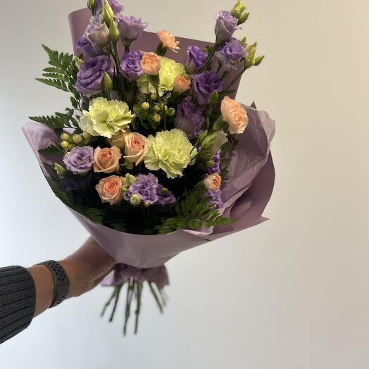 Bukiet Eustoma mixed