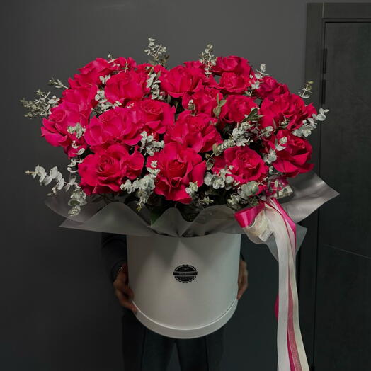 Французские розы с эвкалиптом 😍