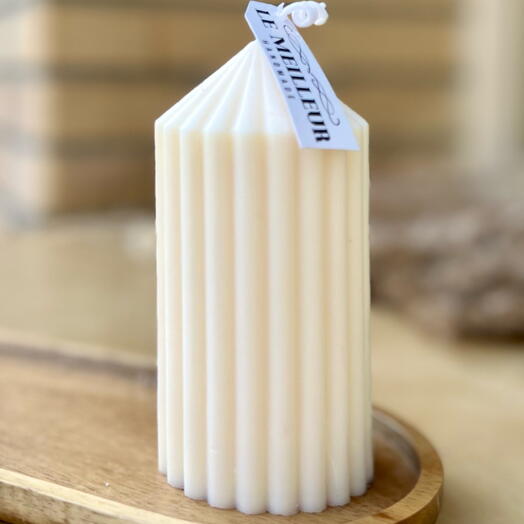 Scented pillar candle - soy wax 250 grams