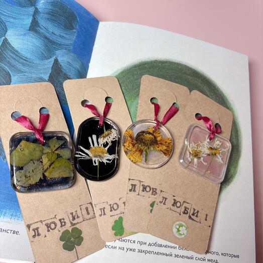 Набор обвесов украшений ручной работы с сухоцветами