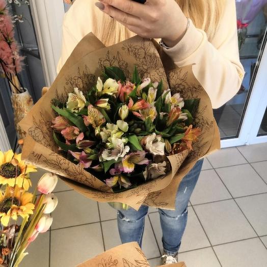Моно букет "Альстромерия"
