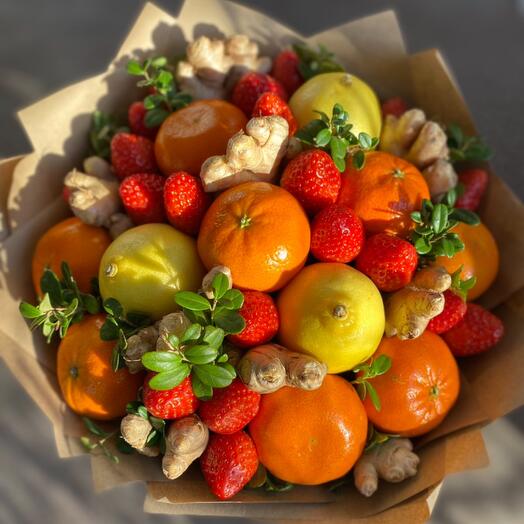 Fresas, jengibre y cítricos