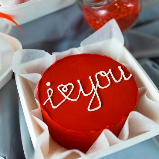 Бенто торт "I love you"