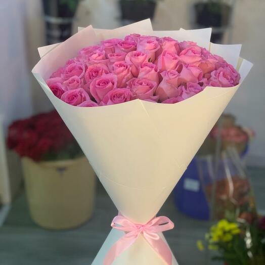 45 Pink Rose Bouquet