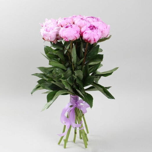 7 Pink Peony Bunch