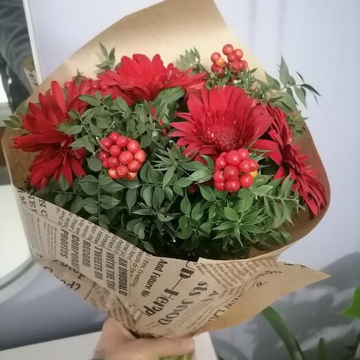 Gerbera kokina buket