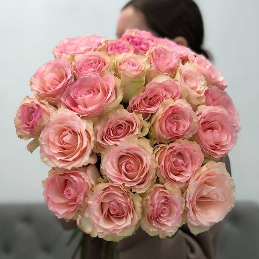 25 peony-shaped roses