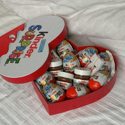 Heart with kinders size M