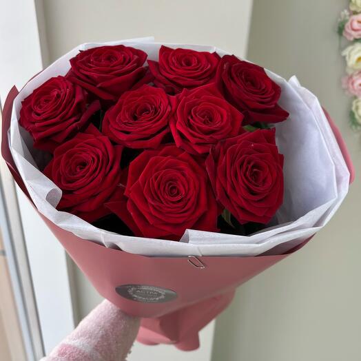 Букет из 9 красных роз 🌹 (1)