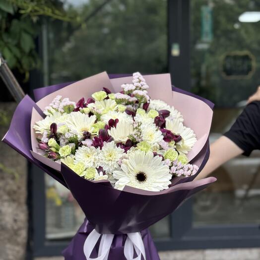 Букет с герберами