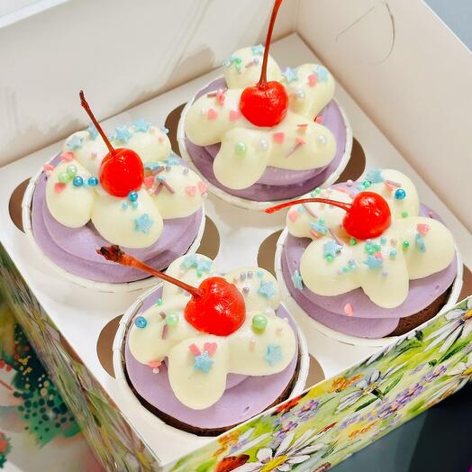 Капкейки с вишней 🍒