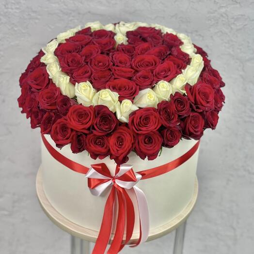 101 Роза в коробке