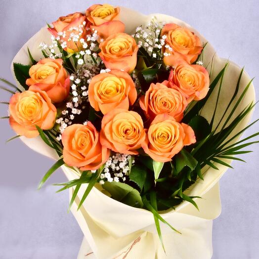 Shining Orange bouquet