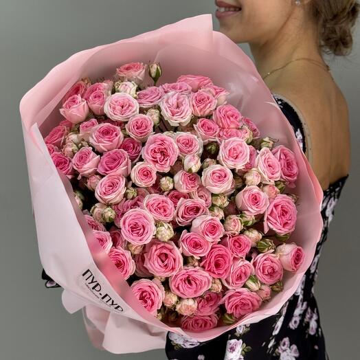 Ramo de rosa de peonía fragante