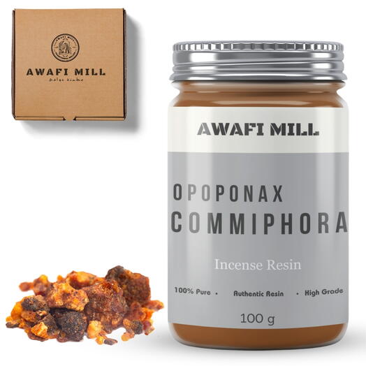 AWAFI MILL Opoponax Resin | Fragrant Essence - Bottle of 100 Gram