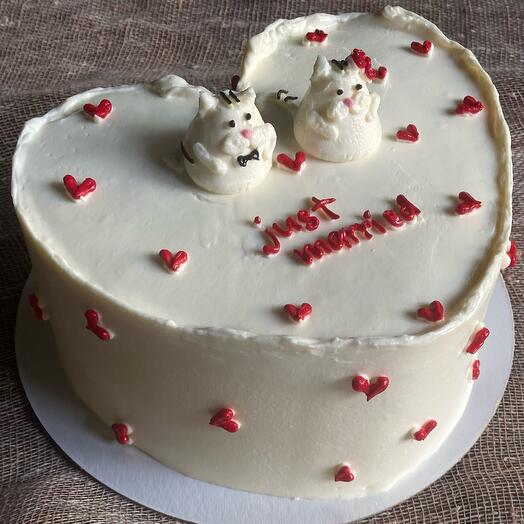 Сердце с котами