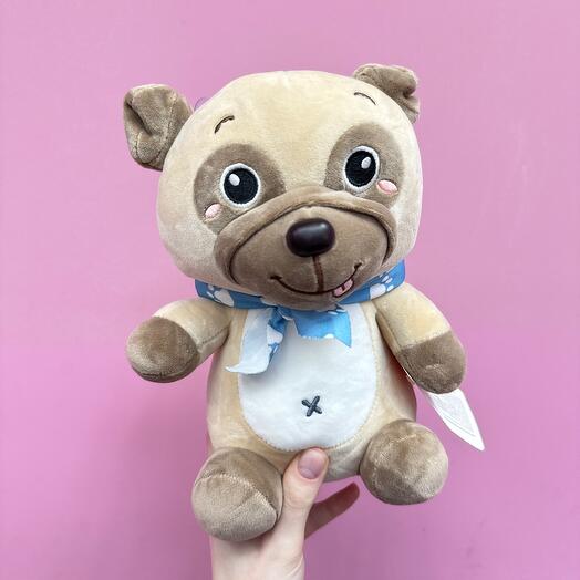 Мягкая игрушка Собака мопс