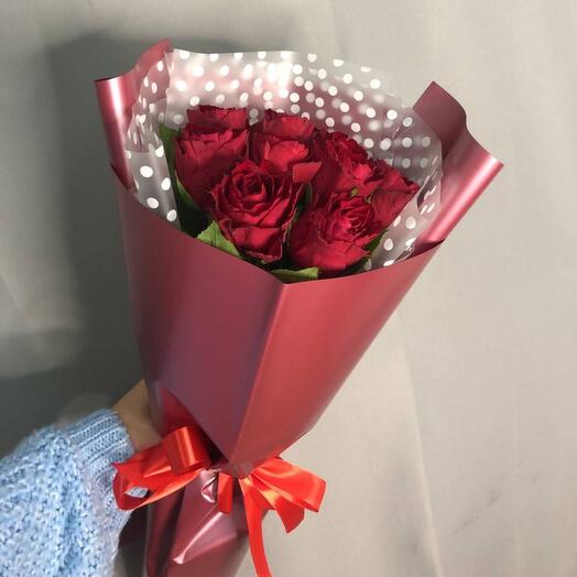 Ramo de 9 rosas rojas