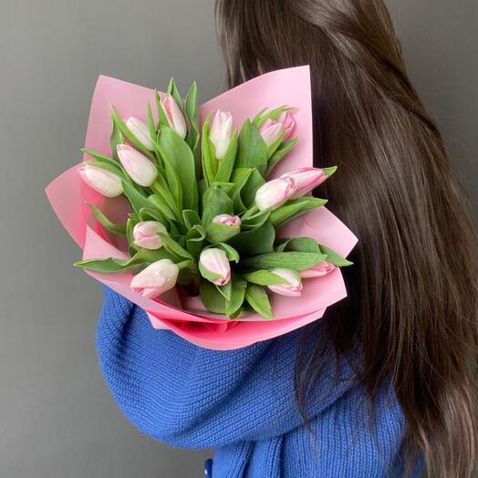 Букет из 15 Тюльпанов