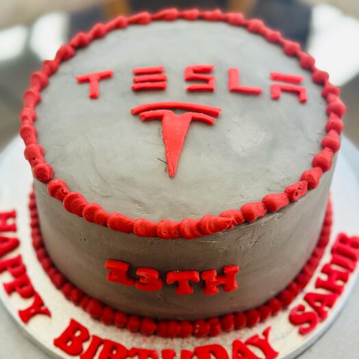 Tesla theme cake