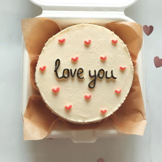 Бенто-торт "love you"
