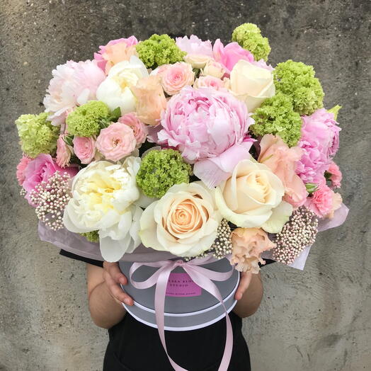 Fresh box of flowers