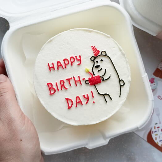 Бенто торт happy
