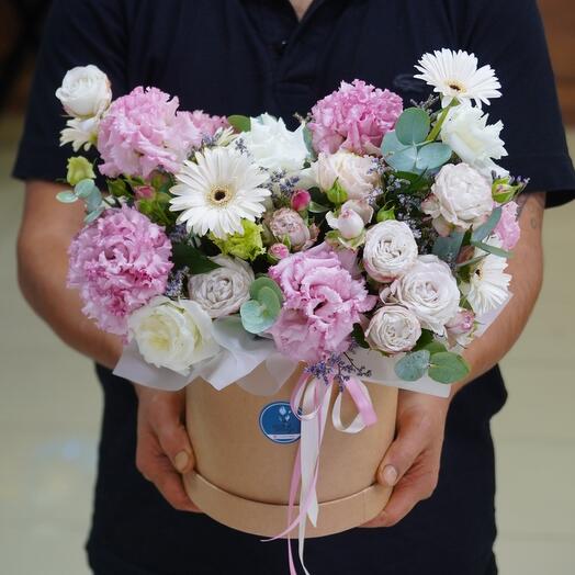 Bouquet in a box "Romance!"