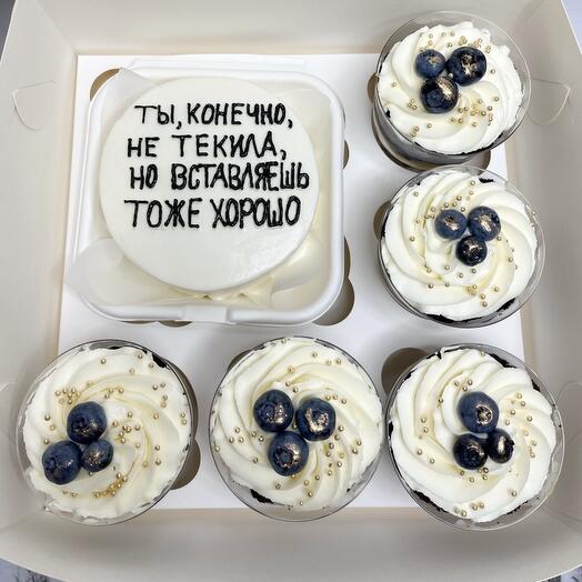 Набор бенто плюс трайфлы для мужчины, парня, мужа(ты конечно не тыкила..)
