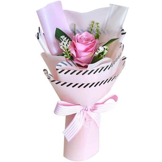 1 PC PINK ROSE BOUQUET