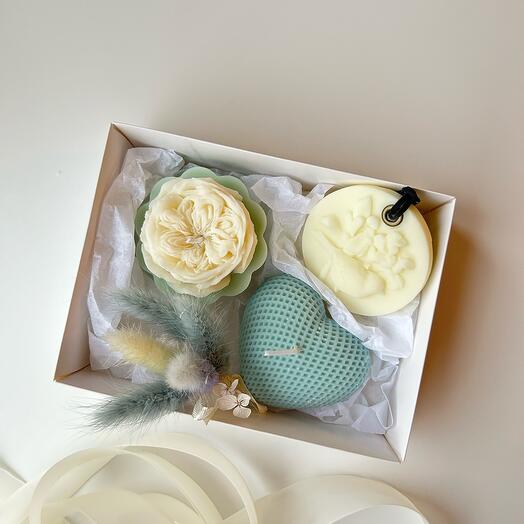 Набор свечей «Голубая мечта»