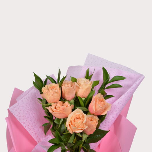 Orange Rose Bouquet