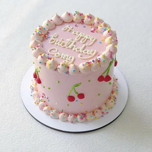 Pink Birthday cake for Gorgeous Lady