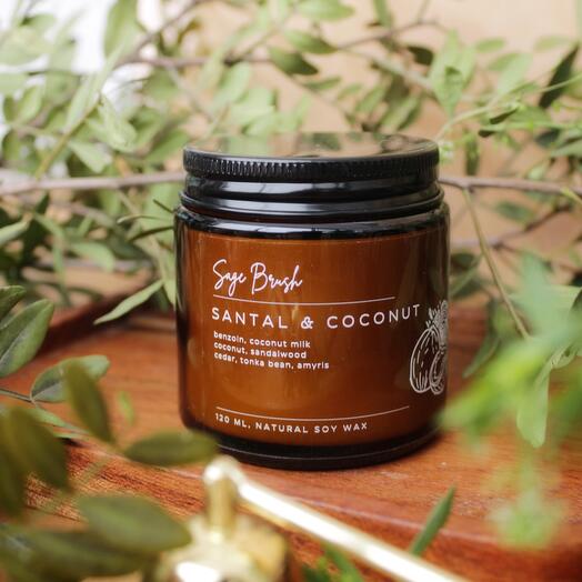 Ароматическая свеча Santal Coconut