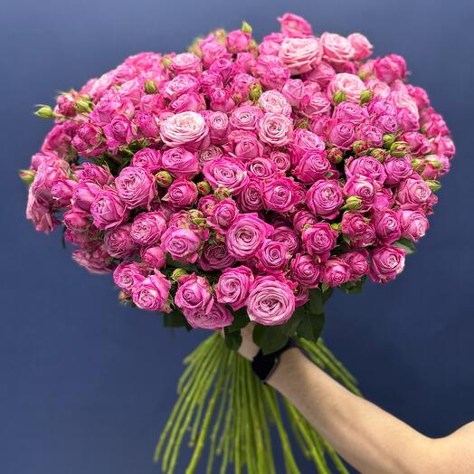 41 шт Розы кустовые (леди бомбастик)