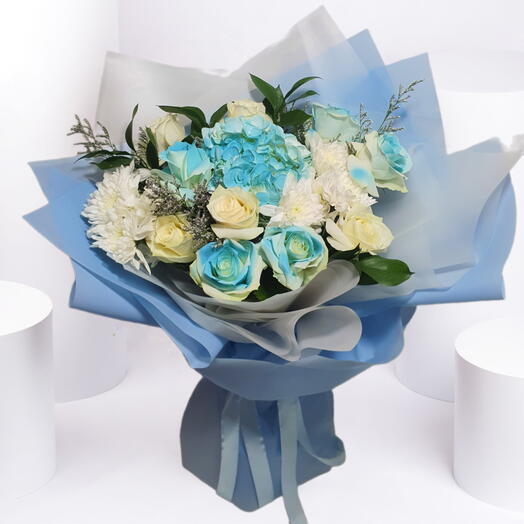 Bouquet of "Blue Rays"