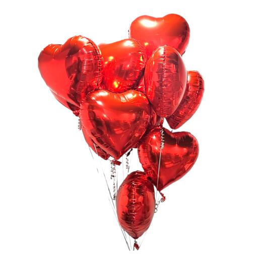 11 Heart Shape Balloons