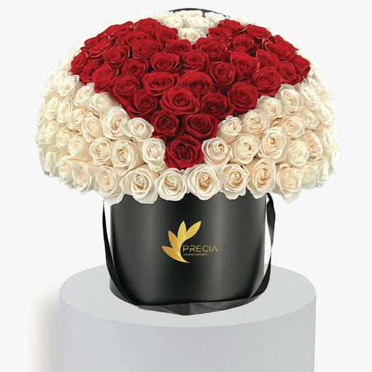 Signature Red Heart Rose Box