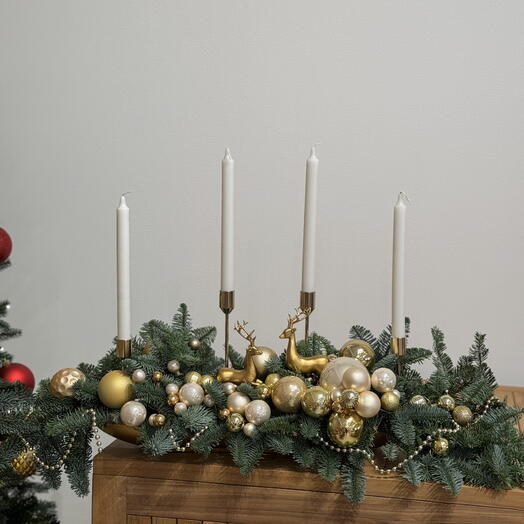 Christmas table centerpiece Sheen