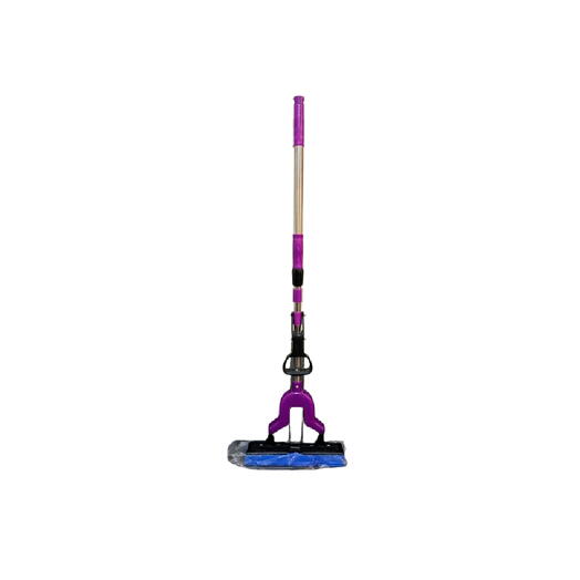 Super Mop Pro Set Purple + 1 Mop Blue Head - All in One Multipurpose mop for Home, Office, Shop