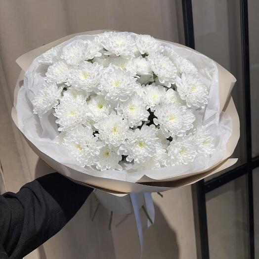 Букет из 9 веток хризантем