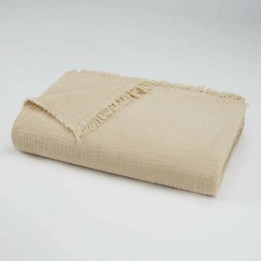 Плед Березина 150x200 см бежевый