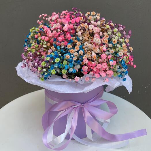Caja de gypsophila