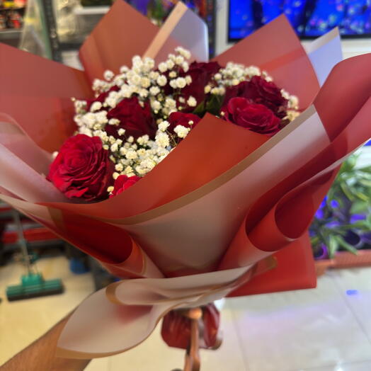 10 Red Rose Bouquet