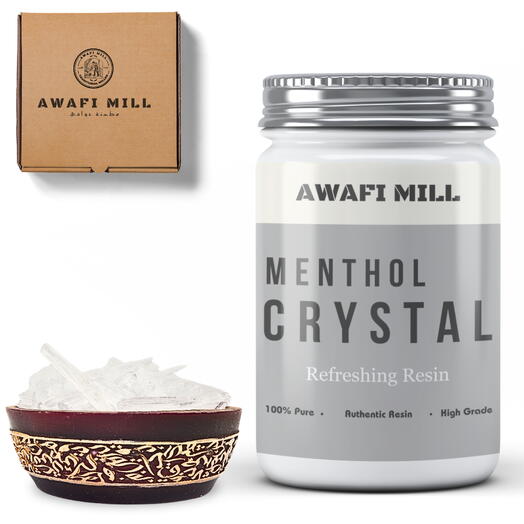 AWAFI MILL Menthol Crystal | Arctic Mint - Bottle of 100 Gram