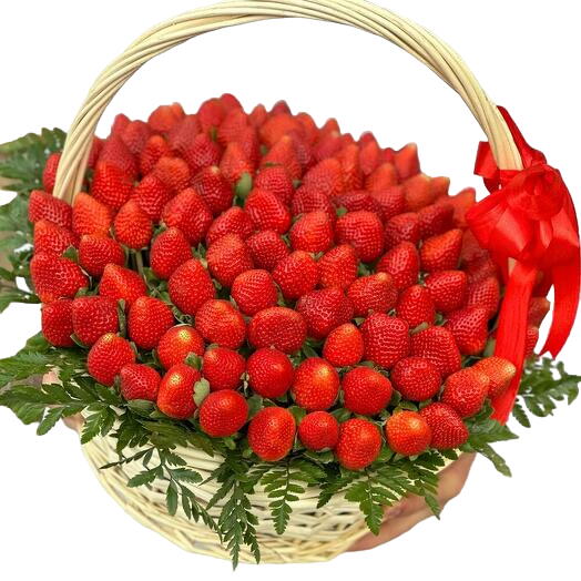 101 Strawberries in a basket