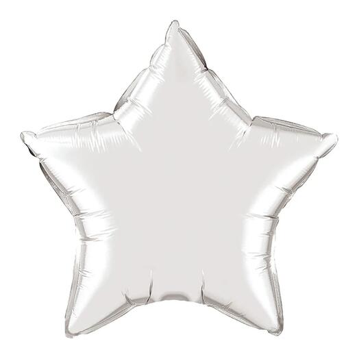 White Star Foil Balloon