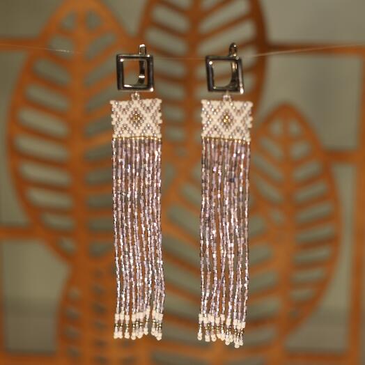 Серьги Сирень Lilac Earrings