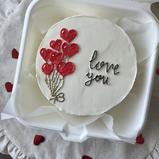 Бенто торт «love you»
